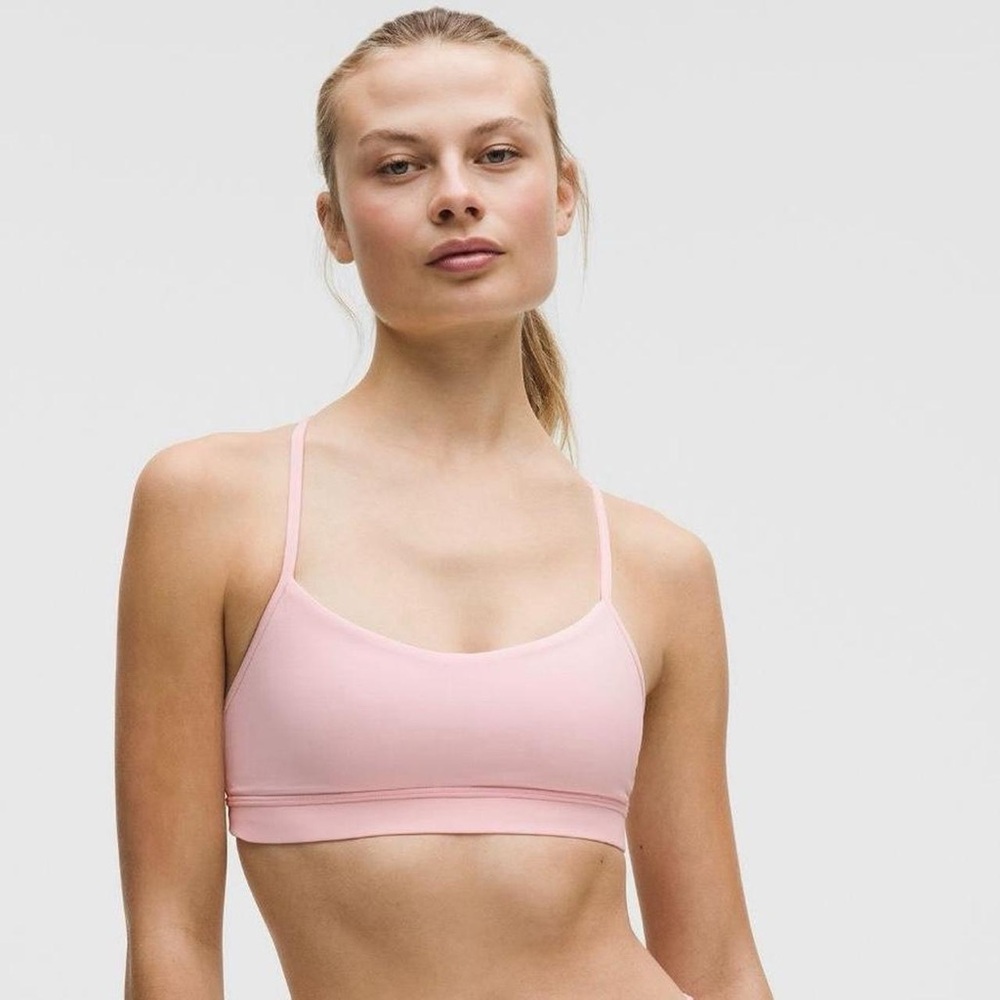 lululemon athletica Light Pink Strappy Sports Bra